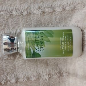 Bath and body works white citrus body lotion